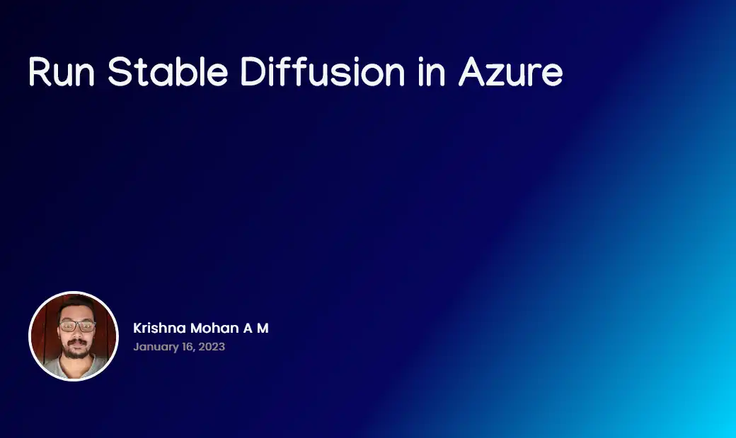 Run Stable Diffusion in Azure